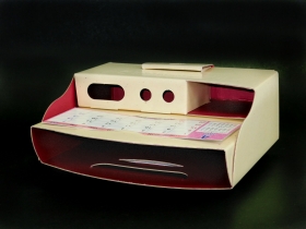 紙製の簡単組立ファイル収納BOX