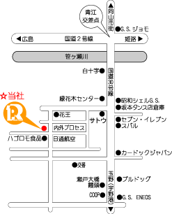 株式会社パック・ロード地図